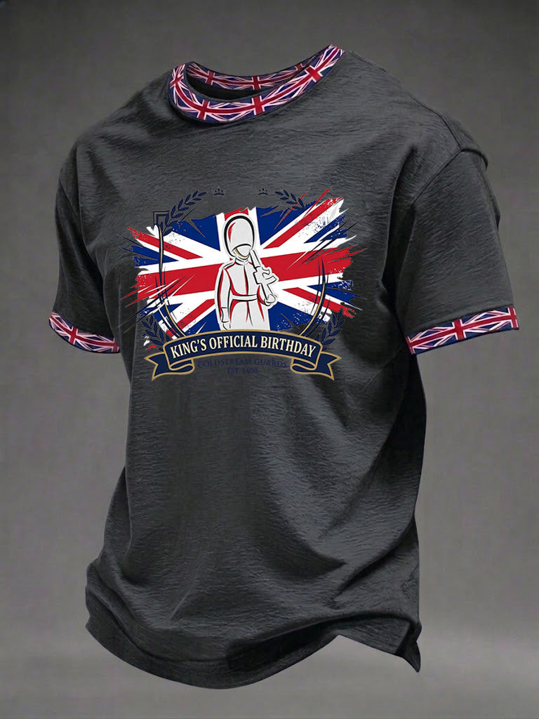 Men's King's Official Birthday Trooping The Colour Printed T-shirt