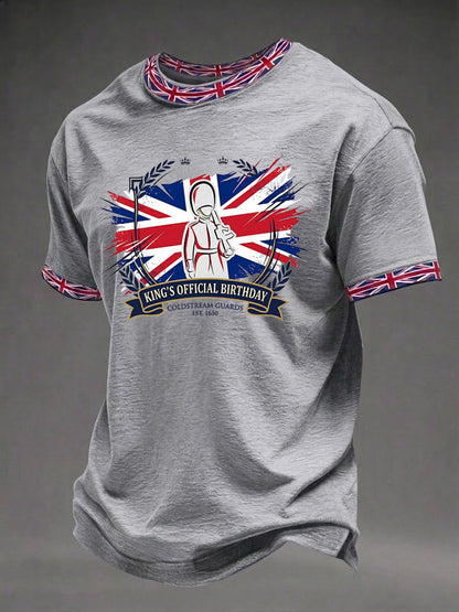 Men's King's Official Birthday Trooping The Colour Printed T-shirt