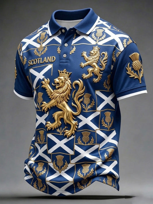Unisex UK Scotland Football Lover 2026 Printed T-shirt