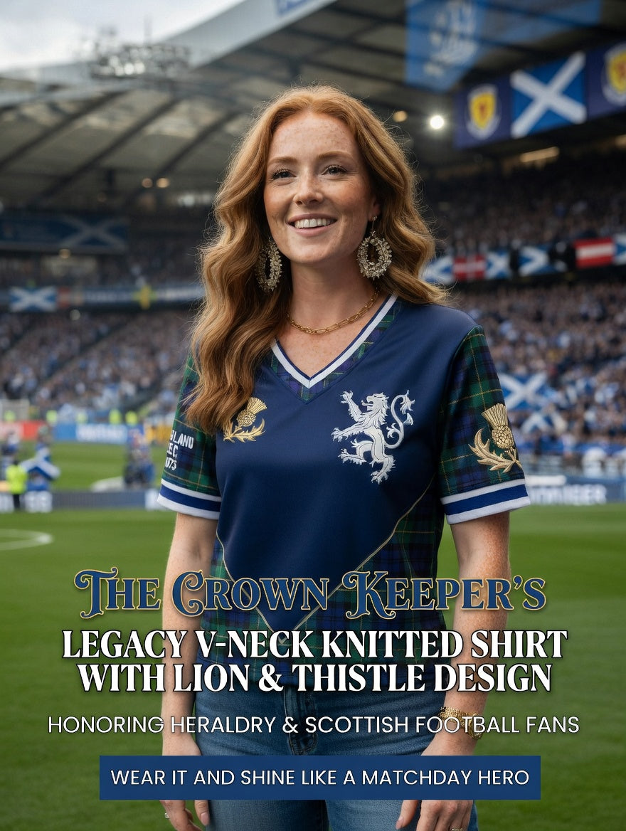 Women's UK Scotland Football Lover 2026 Printed Tops