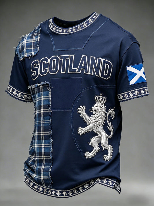Unisex UK Scotland Football Lover 2026 Printed T-shirt