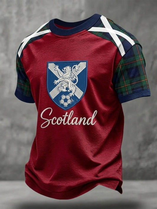 Unisex UK Scotland Football Lover 2026 Printed T-shirt