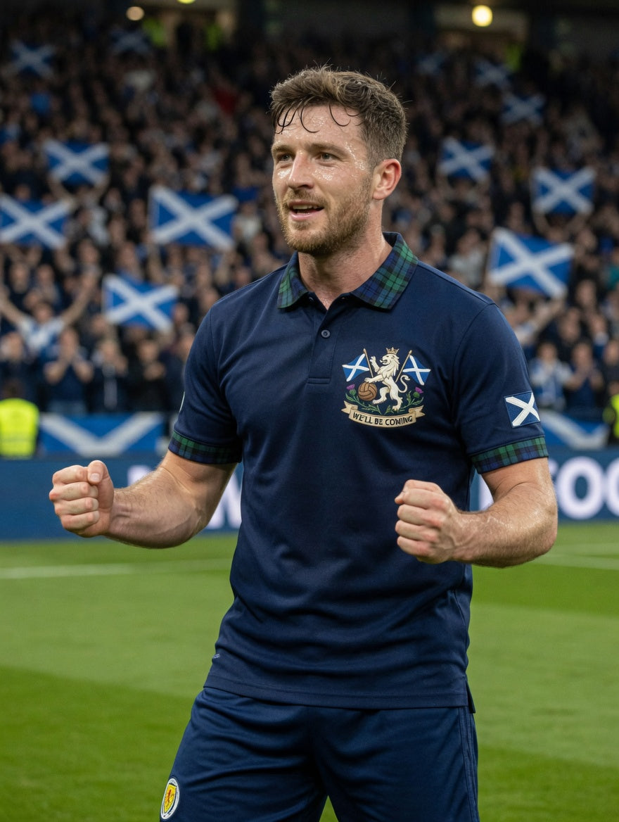 Unisex UK Scotland Football Lover 2026 Printed T-shirt