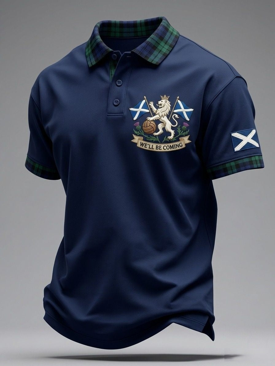 Unisex UK Scotland Football Lover 2026 Printed T-shirt