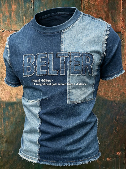 Unisex UK Scotland Football Lover BELTER Printed T-shirt
