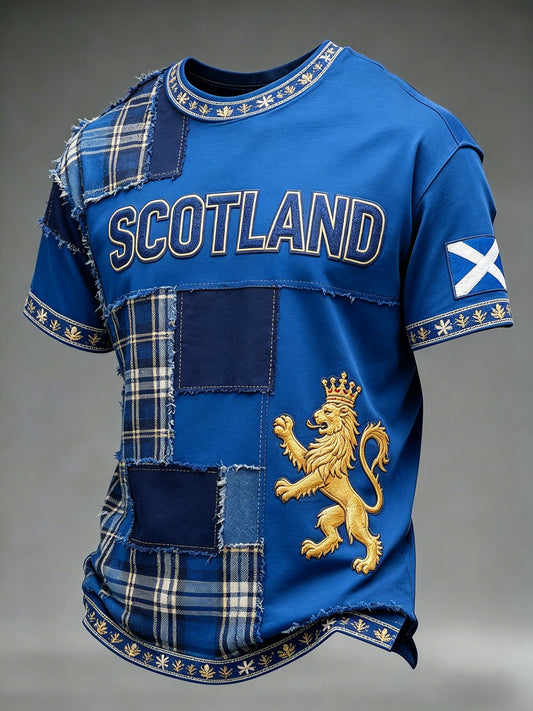 Unisex UK Scotland Football Lover 2026 Printed T-shirt
