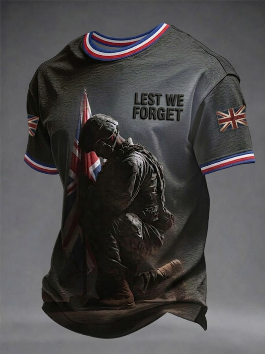Men's Lest We Forget Short Sleeves T-shirt
