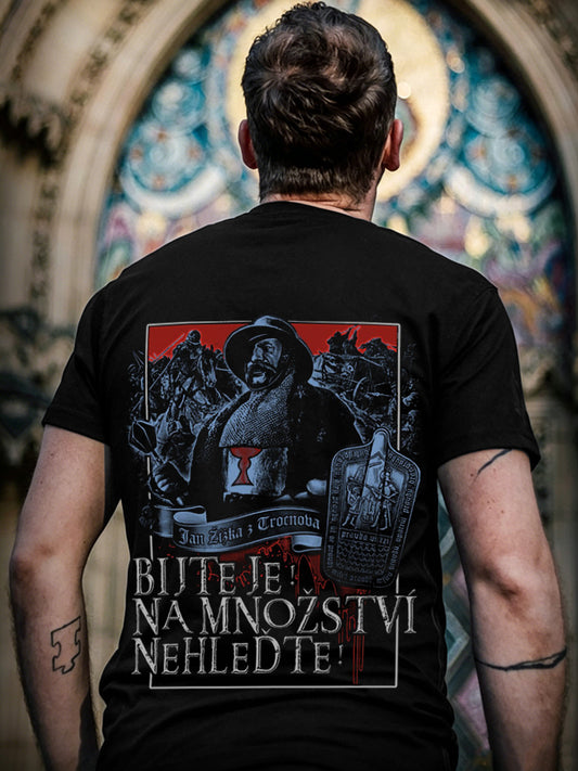 Men's Czech Patriotic Print Short Sleeve T-Shirt