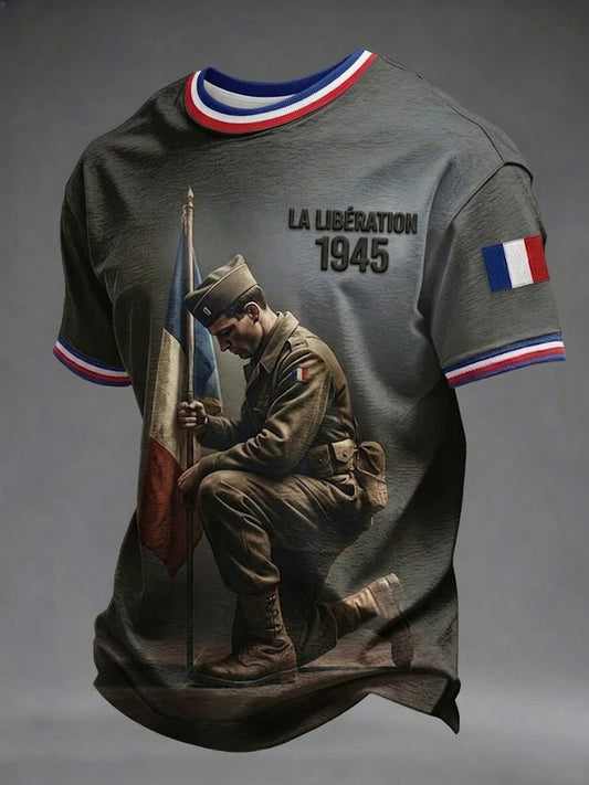Men's LA LIBÉRATION 1945 Printed T-shirt