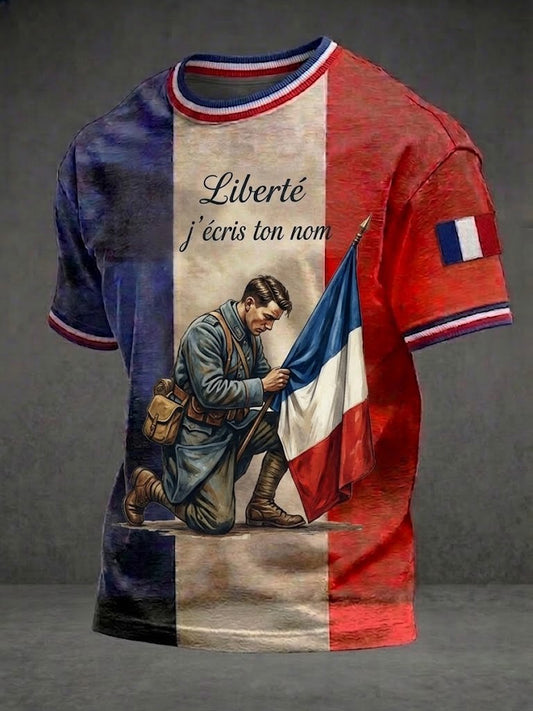 Men's LA LIBÉRATION 1945 Printed T-shirt