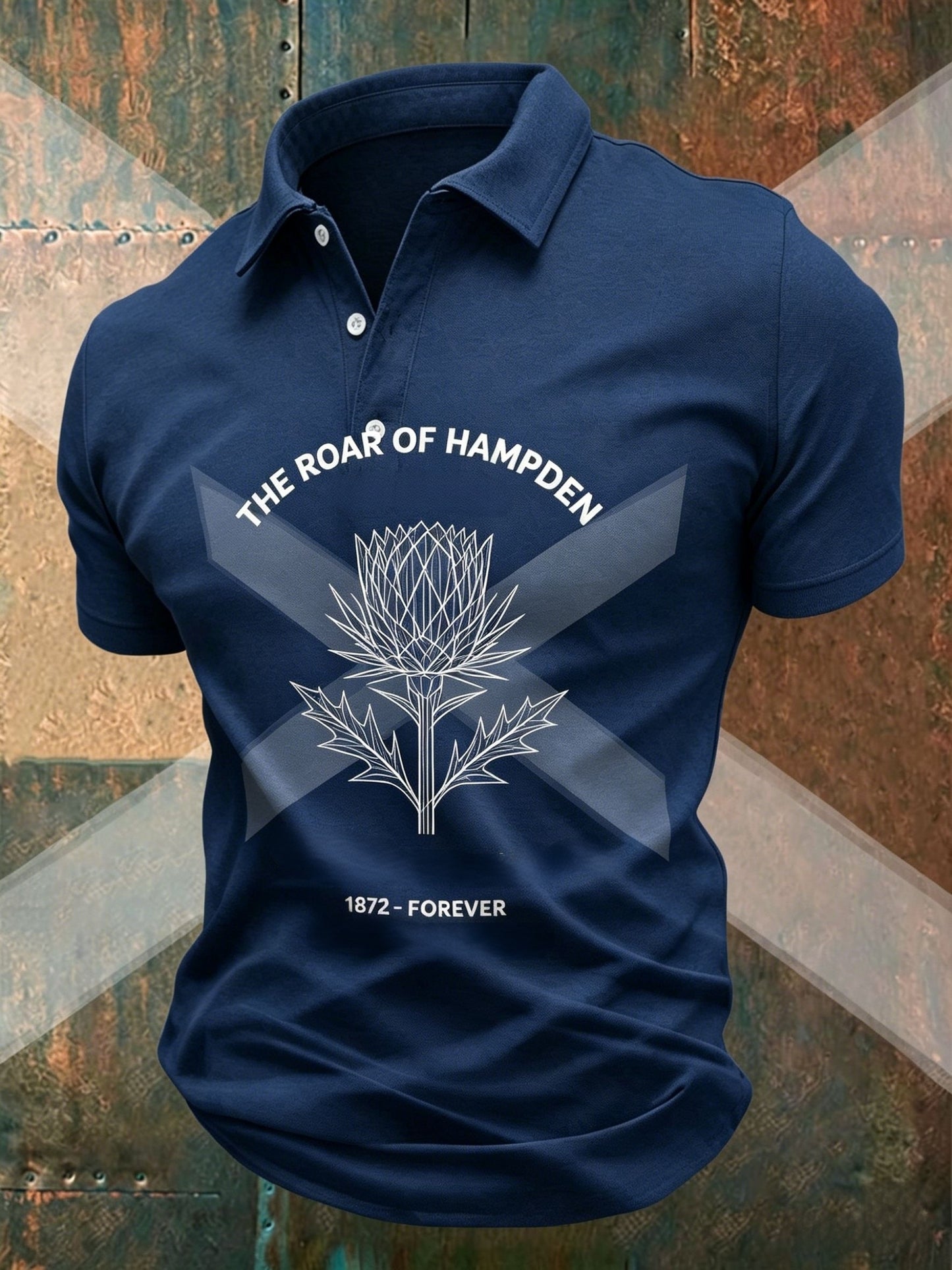 Unisex UK Scotland Football Lover  The Roar of Hampden Printed T-shirt