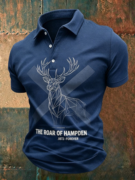 Unisex UK Scotland Football Lover  The Roar of Hampden  Printed T-shirt