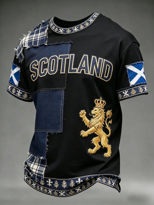 Unisex UK Scotland Football Lover 2026 Printed T-shirt