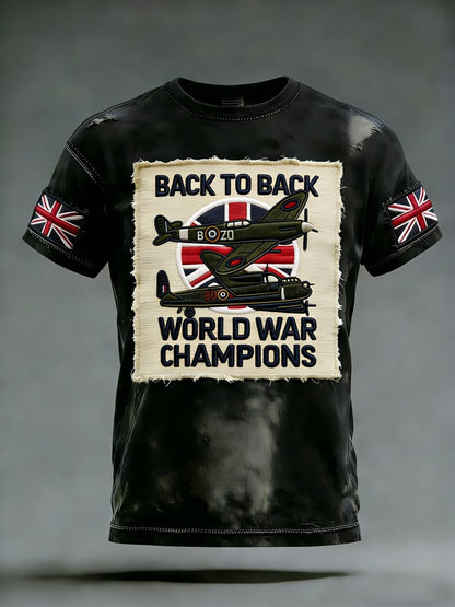 Men's European Victory Day Printed T-Shirt