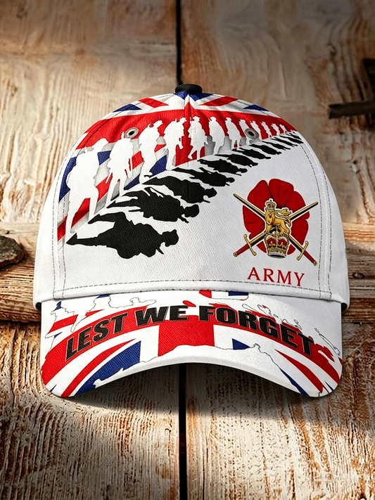 Unisex Lest We Forget Print Hat