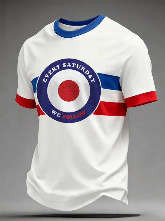 Men's Scotland Football Lover Printed T-Shirt