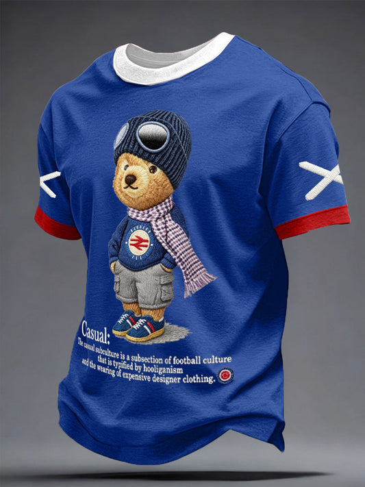 Men's Scotland Football Lover Printed T-Shirt