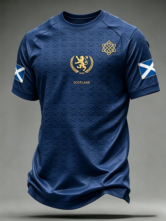 Men's UK Football Lover Scotland Printed short sleeve t-shirt