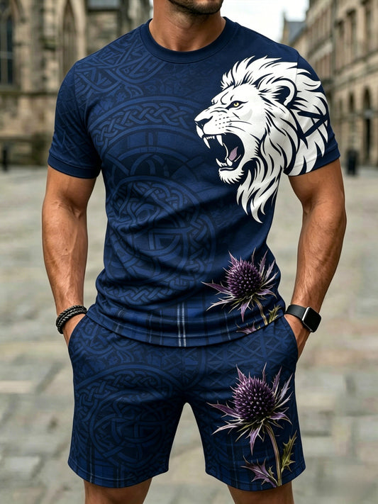 Men's UK Football Lover Scotland Printed Suits