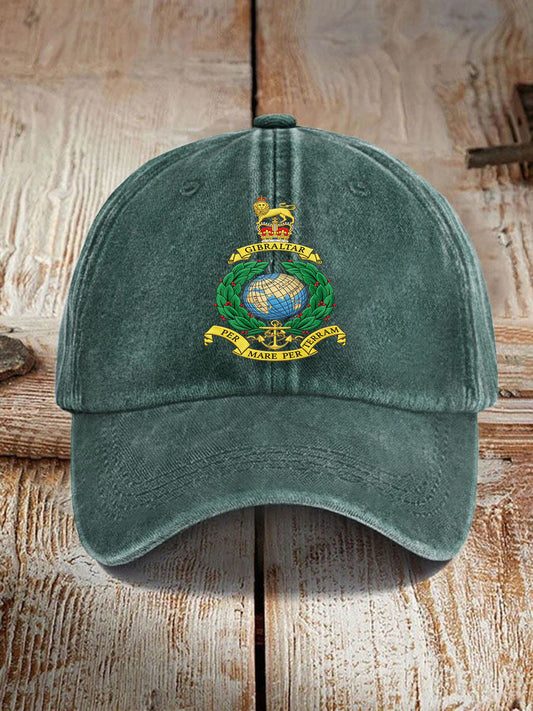 Unisex British Navy Print  Hat