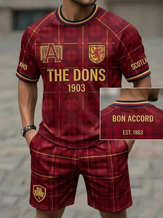 Men's UK Football Lover Scotland Printed Sets