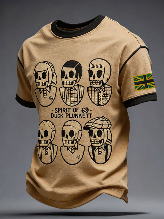 Men's UK Music Lover Art Printed T-shirt