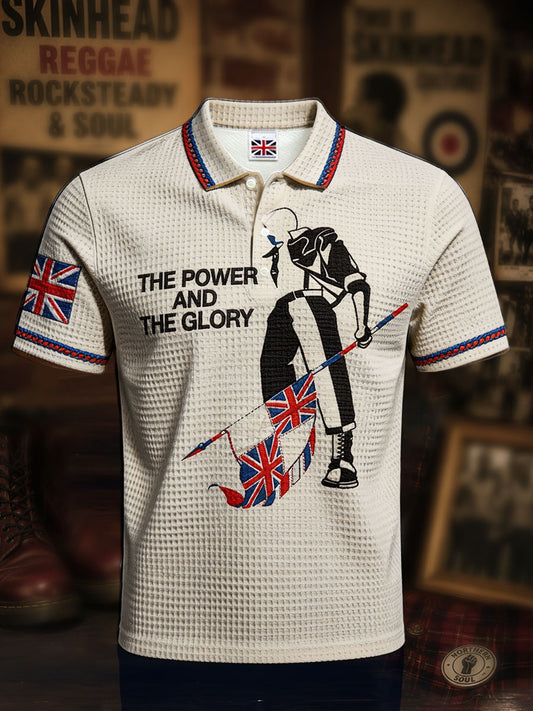 Men's UK Music Lover Art Printed Casual Tops