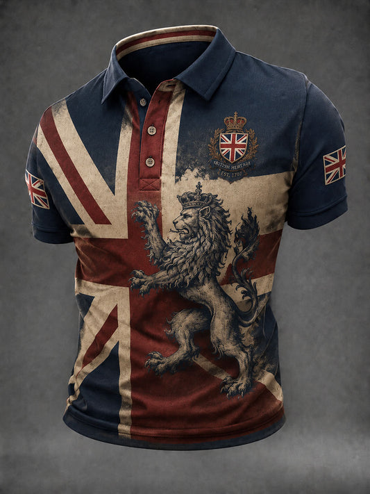 Men's British Lion Printed T-shirt