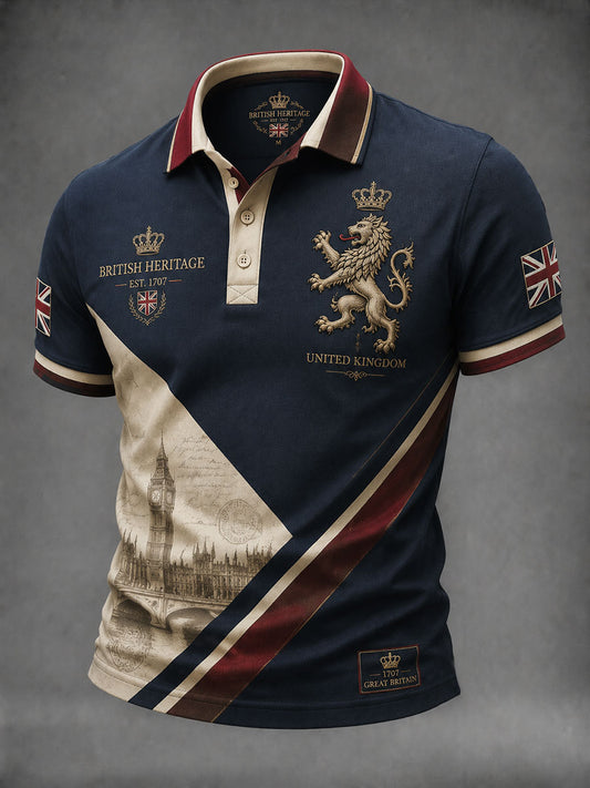 Men's British Lion Printed T-shirt