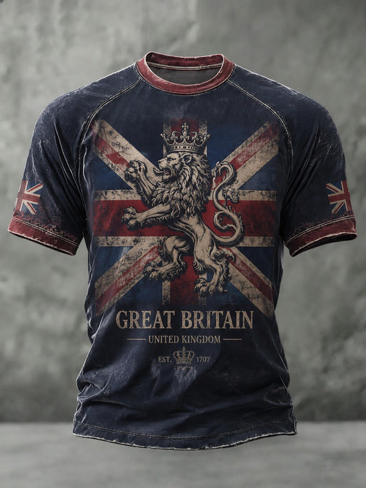 Men's British Lion Printed T-shirt