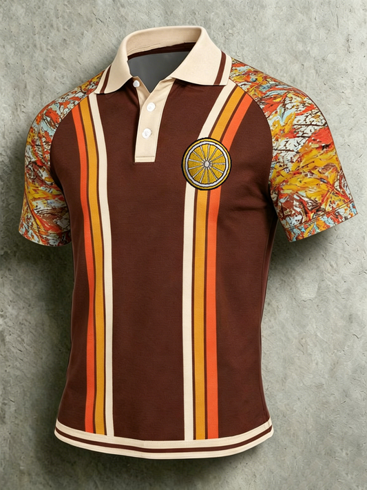Men's Retro three buttons shoulder sleeve