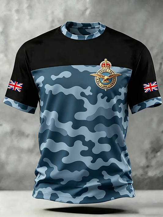 Men's Royal Air Force print short sleeves t-shirt