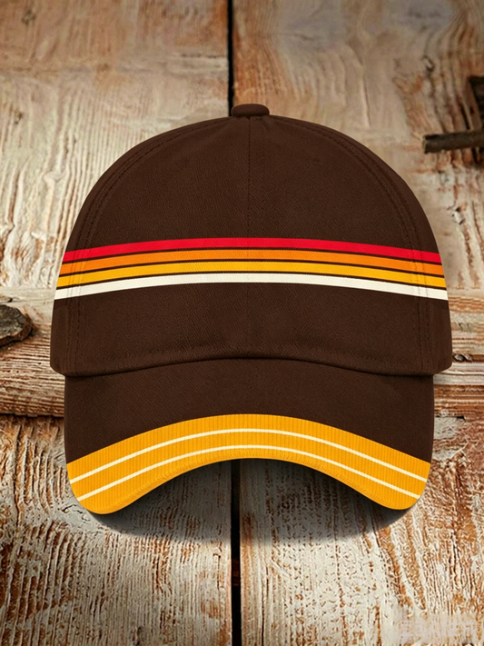 Unisex Retro Print Hat