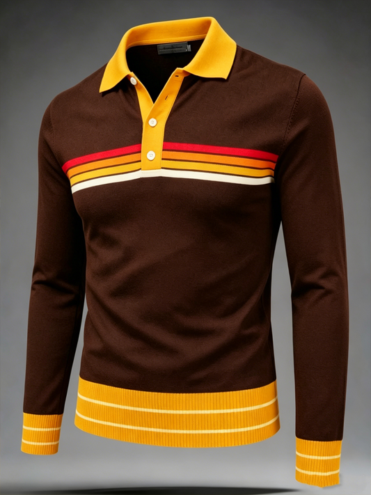 Men's Retro long sleeve shirt