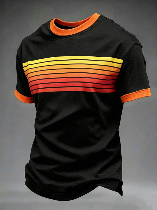 Men's Retro short sleeves t-shirt