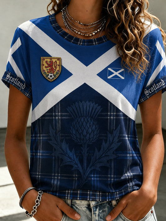 Women's Scotland Football Short-Sleeved T-Shirt