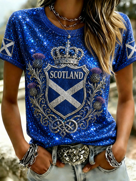 Women's Scotland Football Short-Sleeved T-Shirt