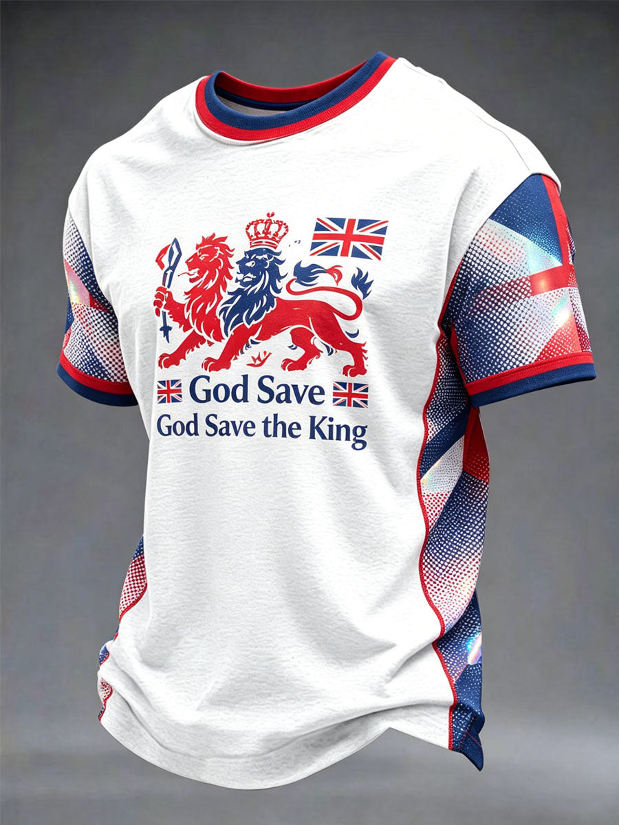 Men's British Patriotic Unisex Casual T-shirt