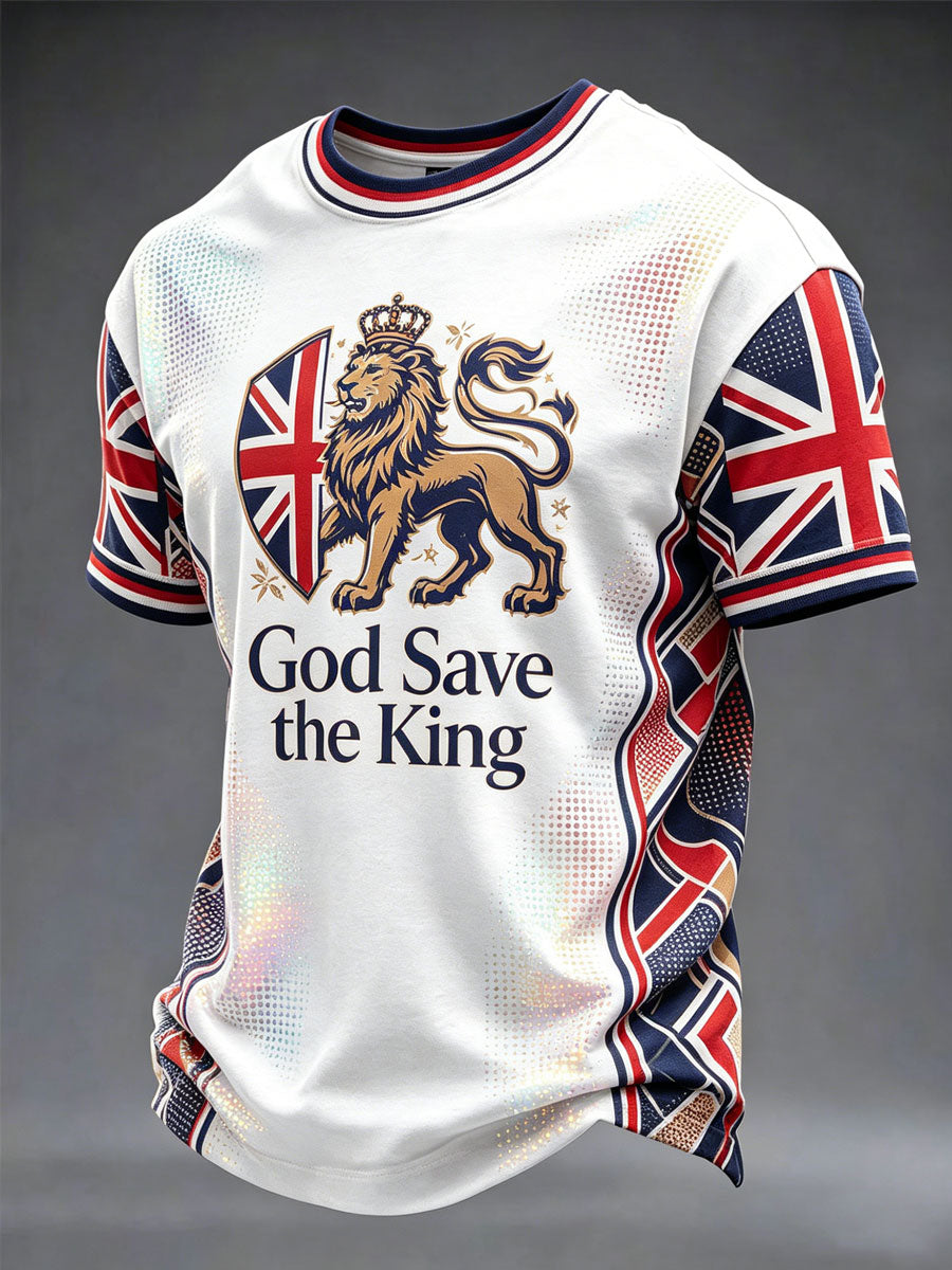 Men's British Patriotic Unisex Casual T-shirt