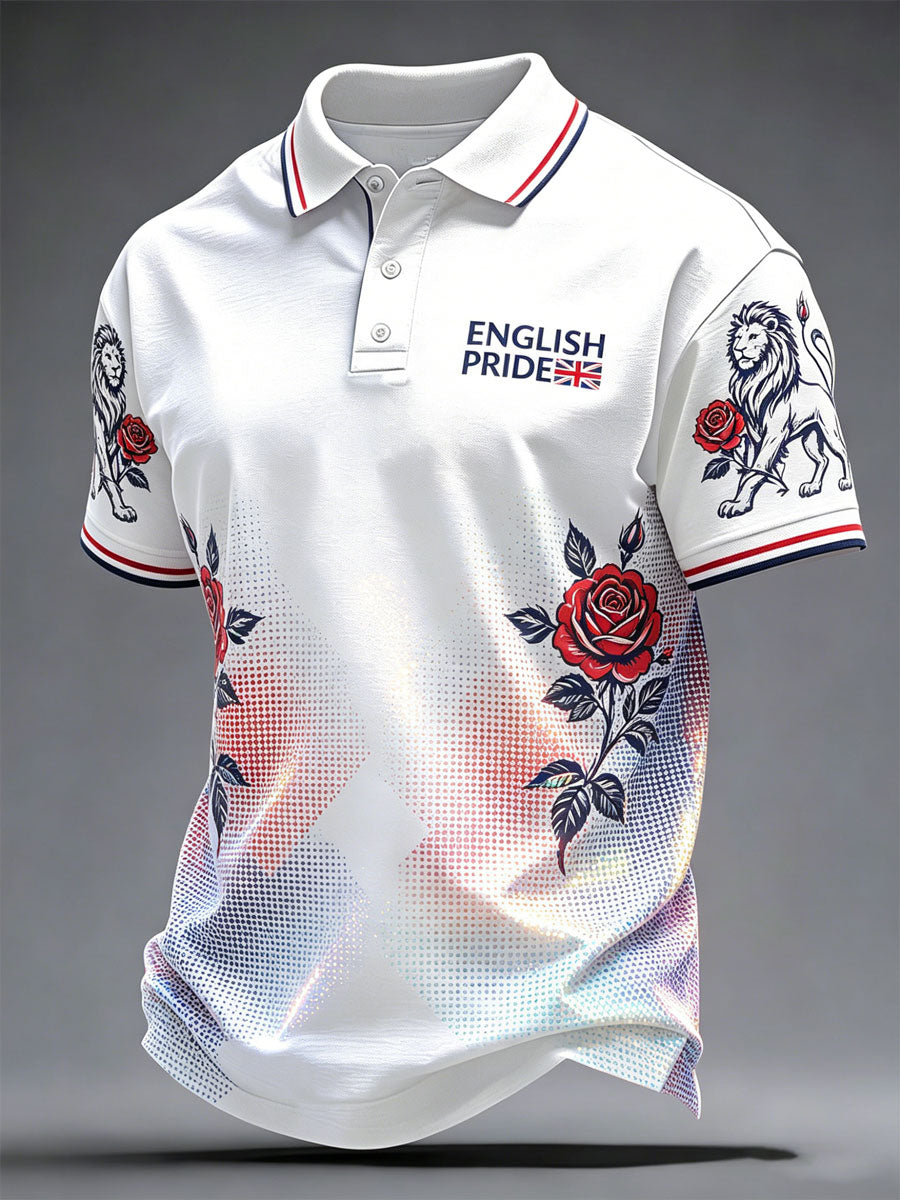 Men's British Patriotic Unisex Casual polo shirt