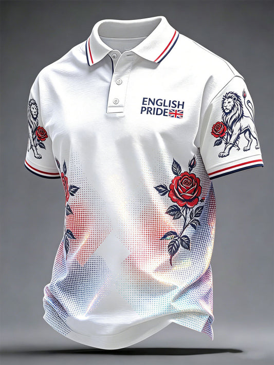 Men's British Patriotic Unisex Casual polo shirt