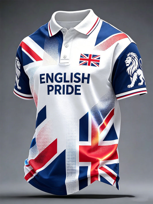 Men's British Patriotic Unisex Casual polo shirt