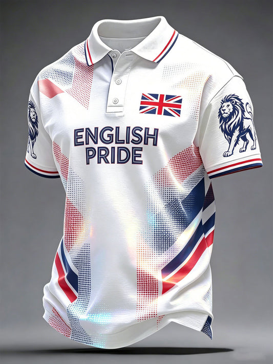 Men's British Patriotic Unisex Casual polo shirt