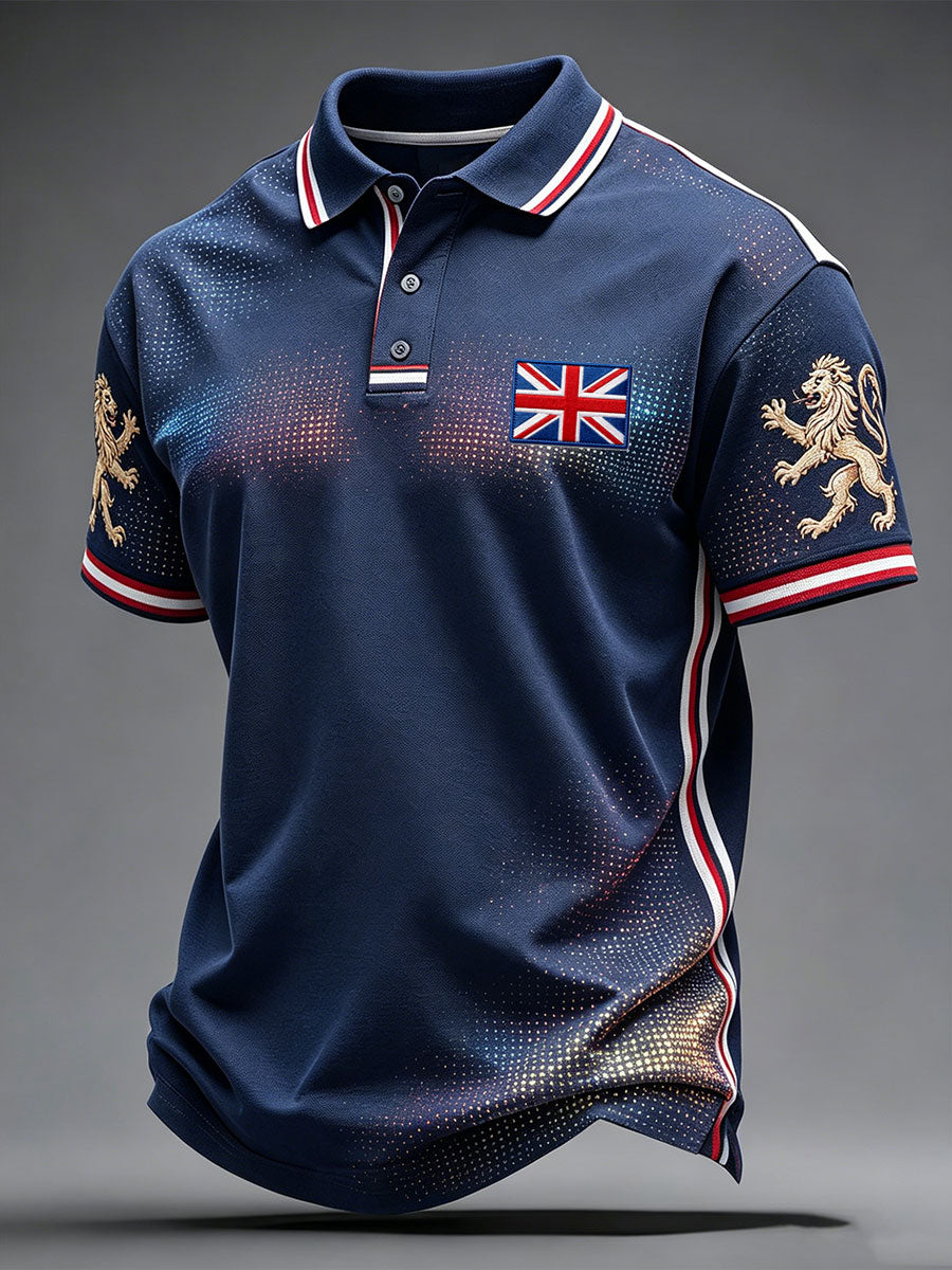 Men's British Patriotic Unisex Casual polo shirt