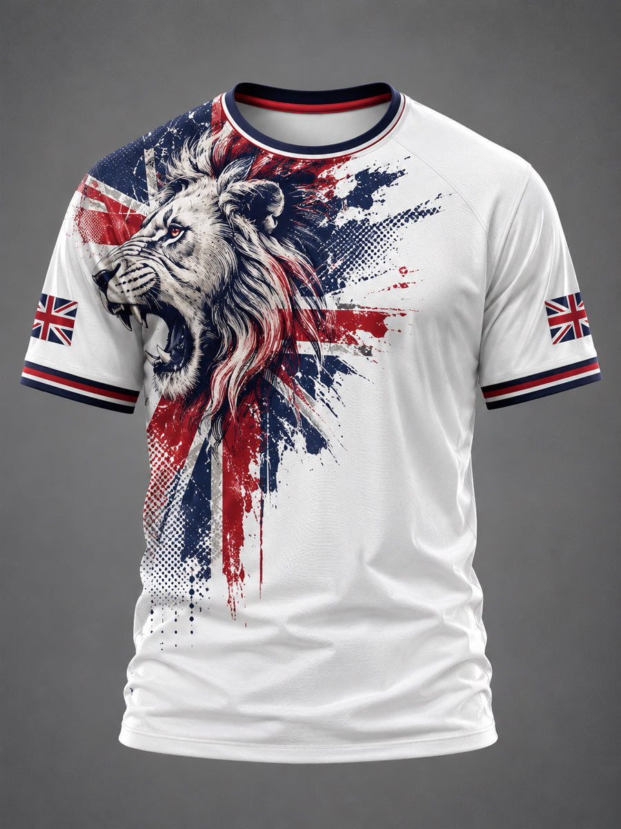 Men's British Lion Printed T-shirt