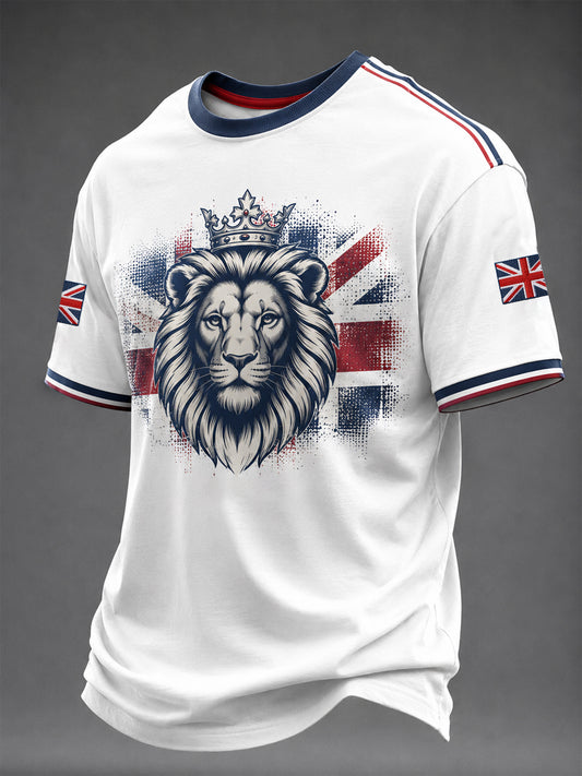 Men's British Lion Printed T-shirt