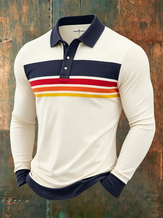 Men's Retro long sleeve shirt