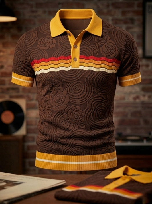 Men's Lemon Roses Music Lover Printed polo shirt