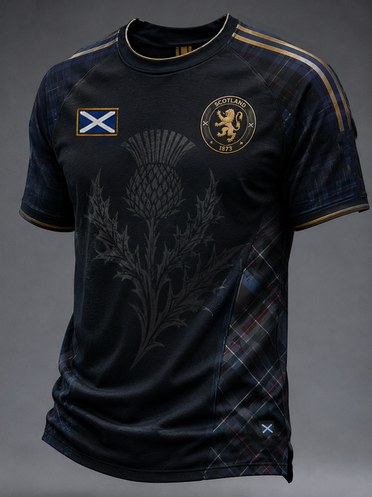 Men's UK Football Lover Scotland Printed short sleeve t-shirt