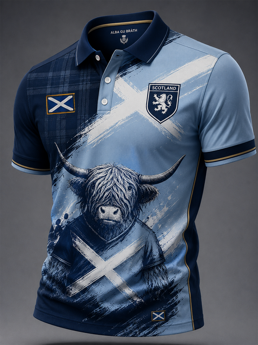 Men's Scotland Printed polo shirt